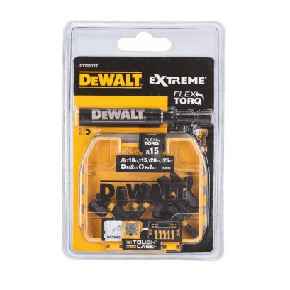 Dewalt รุ่น DT71910-QZ  ชุดดอกไขควง พร้อมปลอกแม่เหล็ก (ชุด 25 ชิ้น)
