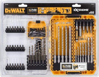 DEWALT รุ่น DT70760-QZ ชุดดอกสว่านและดอกไขควง 68 ชิ้น