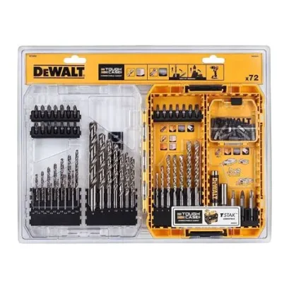 DEWALT รุ่น DT70761-QZ ชุดดอกสว่านและดอกไขควง 72 ชิ้น