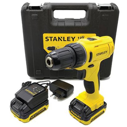 STANLEY รุ่น SCD121S2K-B1 สว่านไฟฟ้าไร้สาย 12V 26 Nm.(รวมแบต 1.5 Ah x 2)