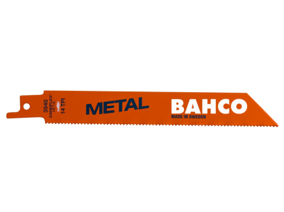 BAHCO No.  3940-100-14-ST-2P ใบเลื่อยชักตัดเหล็ก RECIP BIM 100MM 14TPI ST 2P (3940-100-14-ST-2P)