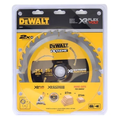 Dewalt รุ่น DT90274-QZ  ใบเลื่อยวงเดือนตัดไม้ ขนาด 254 มม. 36 ฟัน
