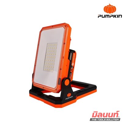 PUMPKIN ไฟLEDแบบส่องทำงานไร้สาย 20V. บางพับได้ 3000 LM พร้อมแบตเตอรี่2.0h รุ่น INF-30TL2 (50599)