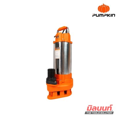 PUMPKIN ปั๊มจุ่ม สำหรับนํ้าเสีย 1100 วัตต์ (1.5 แรงม้า) ท่อออก 2 นิ้ว รุ่น PTT-1102DP (50654)