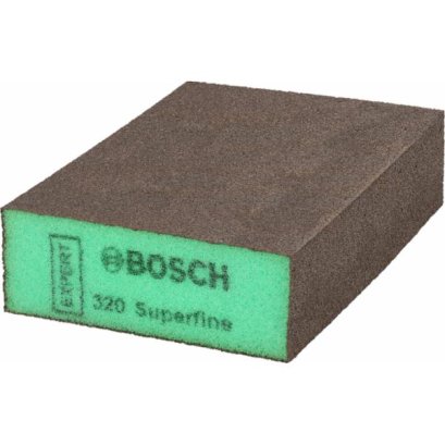BOSCH รุ่น (P320-500) (Super Fine) - 50 Pcs. : EXPERT ฟองน้ำขัดเหลี่ยมหนา ละเอียดมาก รหัส 2608901180