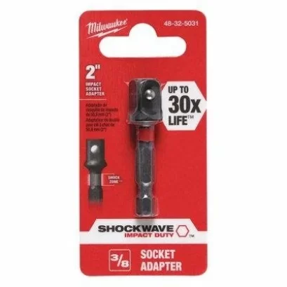 Milwaukee 48-32-5031 อะแดปเตอร์หัวบล็อก 3/8&quot; แกนหกเหลี่ยม