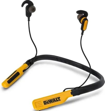 DEWALT รุ่น DXMA1902093E หูฟัง 2-in-1 Neckband Bluetooth Headphones w/Built-in Speakers