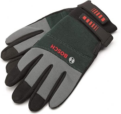 Bosch รุ่น Glove-Large Size L ถุงมือป้องกันการลื่น สายรัดเพื่อความกระชับ Size L (L x W x H) (F016800292 )