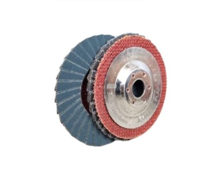 SUMO รุ่น ABFDSMHB40ST320 ใบเจียรผ้าทรายซ้อน 4" No.320 หลังแข็ง Turbo ฝาเหล็ก