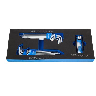 Blue-Point No. BPS16A ชุดประแจแอลหัวดาว ตัวยาว LONG L-SHAPE TORX WR SET (BPS16A)