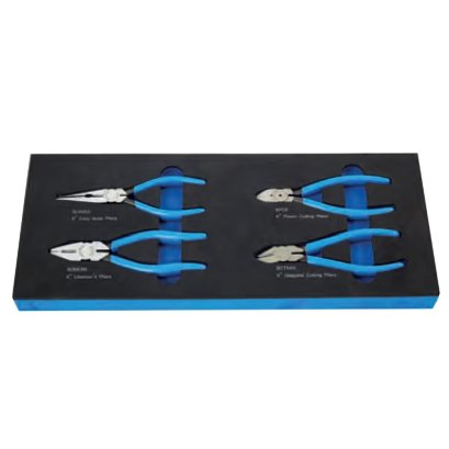 Blue-Point No. BPS18A ชุดคีม Blue-Point รุ่นด้ามหนา PLIERS SET J SERIES (BPS18A)