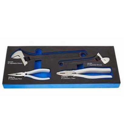 Blue-Point No. BPS20A ชุดประแจเลื่อนและคีมรวม ADJ WRENCH &amp; PLIERS SET (BPS20A)