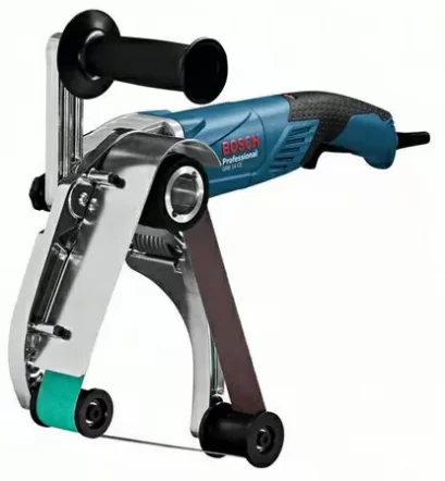 Bosch รุ่น GRB 14 CE เครื่องขัดท่อเหล็กไฟฟ้า แบบสายพาน 1400 วัตต์ 3,000 รอบ (06018A9000)