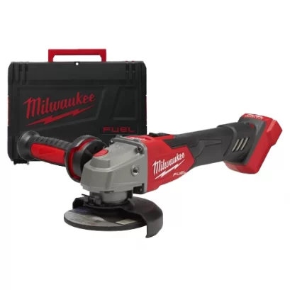 Milwaukee M18 FSAGV125XB-0X0 เครื่องเจียร 5” ไร้สาย 18 โวลต์ ปรับความเร็วรอบได้ ระบบเบรค (เครื่องเปล่า)