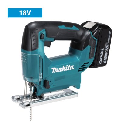 MAKITA รุ่น DJV186Z เลื่อยจิ๊กซอร์ไร้สาย 18 V 18 มม. ความเร็วช่วงชักต่อนาที 0 - 2,900  รอบ/นาที (เครื่องเปล่า)