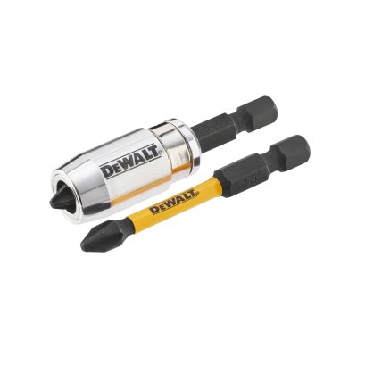 DEWALT  DT70536T-QZ ดอกไขควง PH2 FLEXTORQ ขนาด 50 มม 2 ชิ้น พร้อมปลอกแม่เหล็กแรงสูง