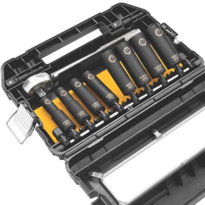 DEWALT รุ่น DW22838 ชุดบ๊อกซ์ IMPACT READY 3/8" (10 ชิ้น)
