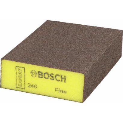 BOSCH รุ่น (P240-320) (Fine) - 50 Pcs. : EXPERT ฟองน้ำขัดเหลี่ยมหนา ละเอียด รหัส 2608901170
