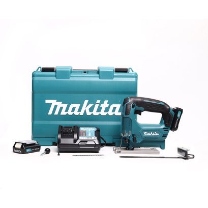 MAKITA รุ่น JV101DWYE เลื่อยจิ๊กซอร์ไร้สาย 12 Vmax 18 มม. ความเร็วช่วงชักต่อนาที 800 - 3,000  รอบ/นาที 12V 1.5Ah x2, DC10WD