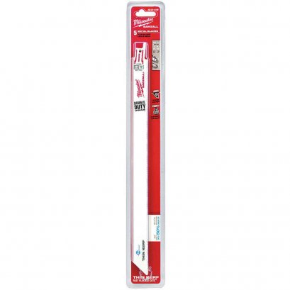 Milwaukee 48-00-4189 ใบเลื่อยซอว์ซอลตัดเหล็ก 12" TORCH Thin Kerf Ice Hardened  18 TPI (5 ใบ)