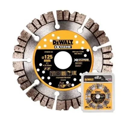 DEWALT รุ่น DT90294-QZ  ใบตัดคอนกรีตคุณภาพสูง 125×22.23 มม. (ใช้สำหรับเครื่องกรีดผนังรุ่น DCG200)