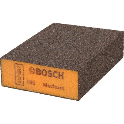 BOSCH รุ่น (P180-240) (Medium) - 50 Pcs. : EXPERT ฟองน้ำขัดเหลี่ยมหนา หยาบ รหัส 2608901169