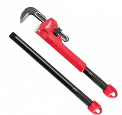 milwaukee 48-22-7314 ประแจจับท่อขาเดี่ยว ปรับระดับได้ 10&quot;, 18&quot;, 24&quot;