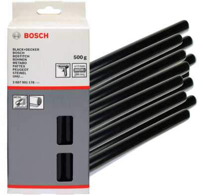 Bosch รุ่นThermoplastic Adhesive 500 G กาวแท่งเทอร์โมพลาสติก สีดำ (2607001178)