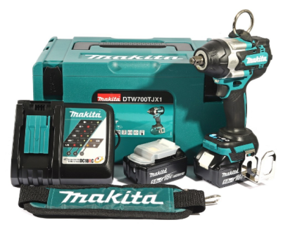 MAKITA รุ่น DTW700TJX1 บล็อกไร้สาย 1/2&quot;+สายสะพาย