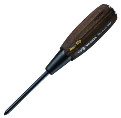 Vessel รุ่น B-330 +1x75 ไขควง Wood Compo กันลื่น ตอกได้ ความยาวแกน 75 ความยาวทั้งตัว 183mm.