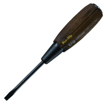 Vessel รุ่น B-330 -5.5x75 ไขควง Wood Compo กันลื่น ตอกได้ ความยาวแกน 75 ความยาวทั้งตัว 183mm.