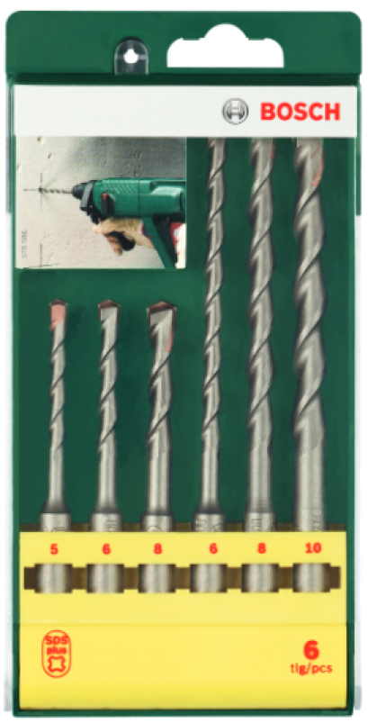 Bosch 2607019447 ดอกเจาะ SDS Plus 6 Pcs. รหัส 2607019447