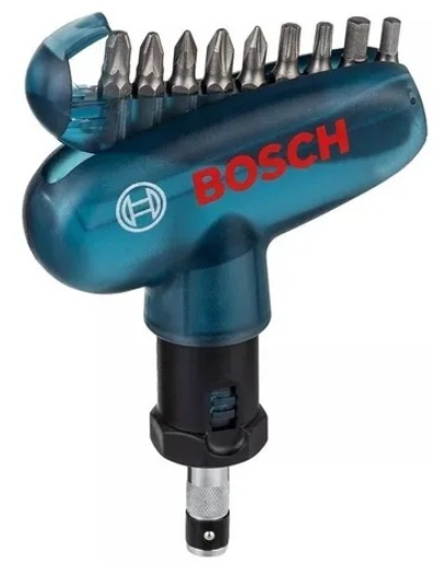 Bosch รุ่น 2607017413 ชุดไขควงมือ Pocket - 10 Pcs.(Blue) รหัส  2607017413
