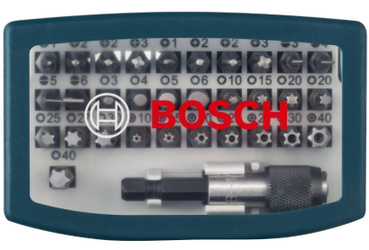 Bosch รุ่น 2607017359 ชุด X-line 32 Pcs.ชุดดอกไขควง พร้อมข้อต่ออเนกประสงค์ รหัส 2607017359