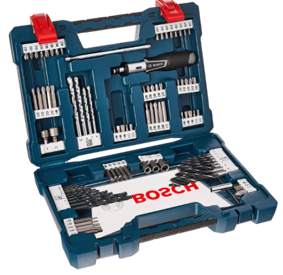 Bosch รุ่น 2607017402 91-piece Bosch V-Line titanium set for drilling and screwdriving ชุดดอกสว่าน พร้อมดอกไขควง 91 ชิ้น/ชุด รหัส 2607017402