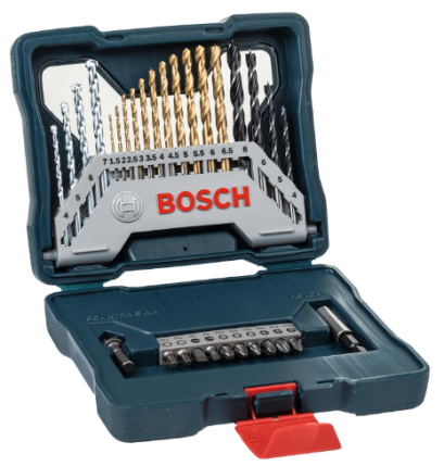 Bosch รุ่น 2607017401 30-piece Bosch X-Blue Line titanium set ชุดดอกสว่านไทเทเนียม Bosch Blue X-Line 30 ชิ้น รหัส 2607017401