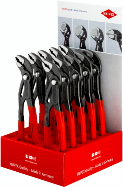 KNIPEX รุ่น SALES DISPLAY Cobra&reg; 87 01 250 การจัดแสดงบนเคาน์เตอร์ รหัส 00 18 01 V11