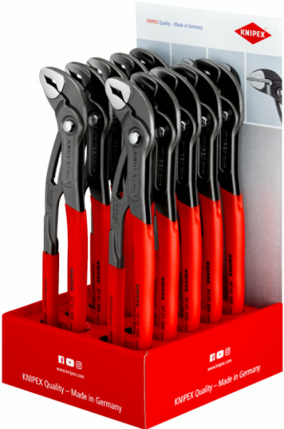 KNIPEX รุ่น SALES DISPLAY Cobra&reg; 87 01 300 การจัดแสดงบนเคาน์เตอร์ รหัส 00 18 01 V19