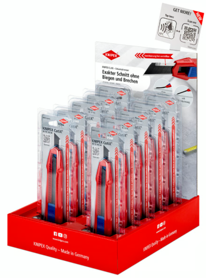 KNIPEX รุ่น Counter Display 10x 90 10 165 BK การจัดแสดงบนเคาน์เตอร์ รหัส 00 18 01 V44