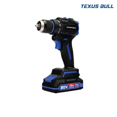 TEXUS BULL รุ่น TX-9633 สว่านกระแทกไร้สาย 20V. อุปกรณ์33ชิ้น พร้อมแบตเตอรี่ x2.0Ah 2ก้อน