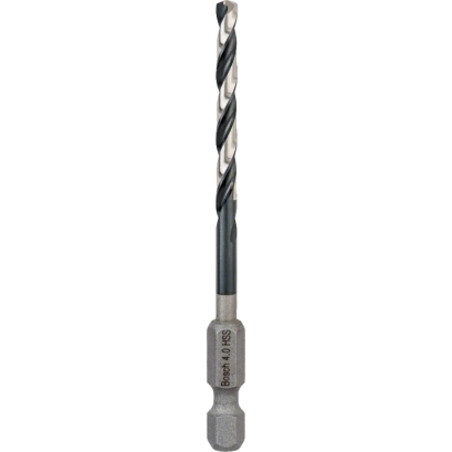 Bosch ดอกสว่านเจาะโลหะ HSS-G ก้านหกเหลี่ยม (ขนาด 2.0 - 8.0 มม.) (2608577045 - 2608577061)