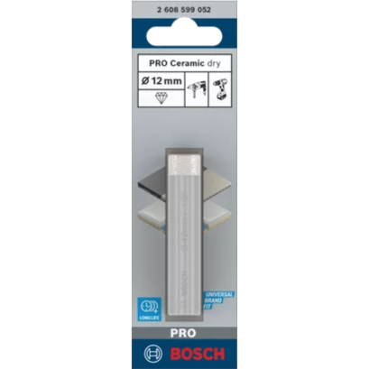 Bosch รุ่น Diamond hard Tile Drill Bit (6 mm.- 12 mm.) ( 2608599052 )