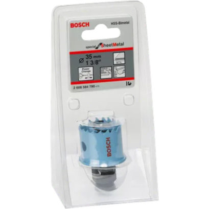 Bosch รุ่น Sheet-Metal โฮลซอว์ เจาะเหล็กแผ่น 35 มม. (2608584790)