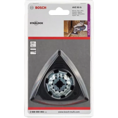 Bosch รุ่น แป้นรองกระดาษทรายสามเหลี่ยม AVI 93 G  ( 2608000493 )