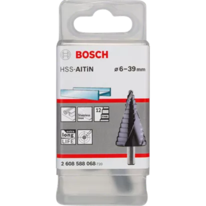 Bosch รุ่น ดอกสว่านขั้นบันได Alu Ti. 12 Step 6-39mm (2608588068)