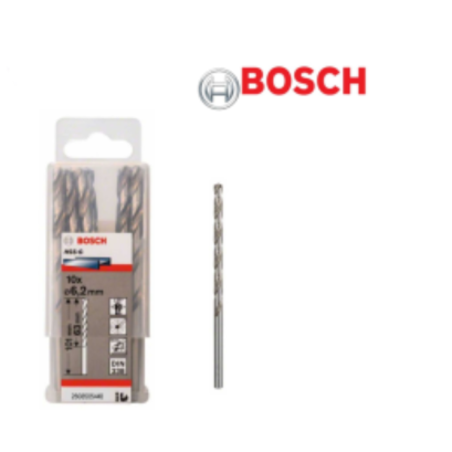 Bosch ดอกเจาะเหล็ก HSS-G, 3/16&quot; 4.8 มม. (10 ชิ้น) (2608585444)