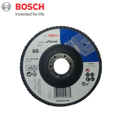 Bosch จานทรายซ้อนหลังแข็ง ขนาด 4 นิ้ว (P36-P120) 2608601677