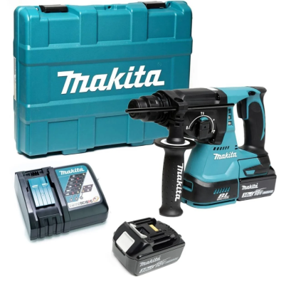 MAKITA DHR242RFE สว่านโรตารี่ไร้สาย 18V. (แบต 3.0 Ah. x 2 ก้อน)