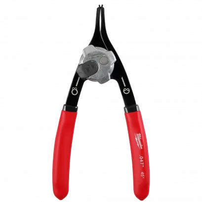 Milwaukee 48-22-6534 คีมถ่าง-หุบแหวน 2in1ปากงอ 45 องศา ขนาดกลาง