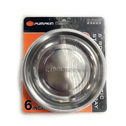PUMPKIN รุ่น PTT-RMSUS6 ถาดแม่เหล็กแสตนเลสทรงกลม 6" รหัส 23223
